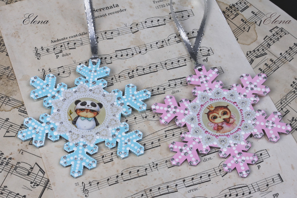 Снежинки Сова