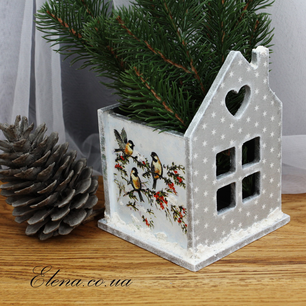 Короб новогодний Птички