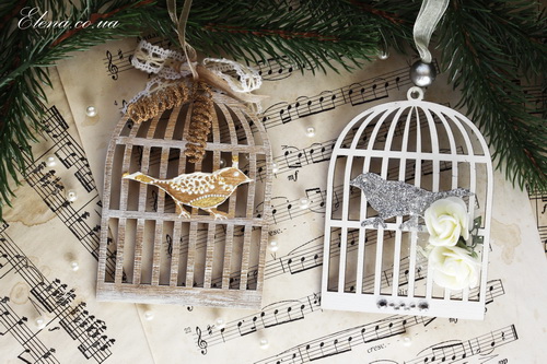 Підвіс "Клітка з пташкою"