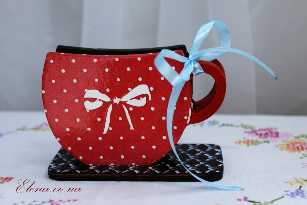 Салфетница Чашка Салфетница Чашка