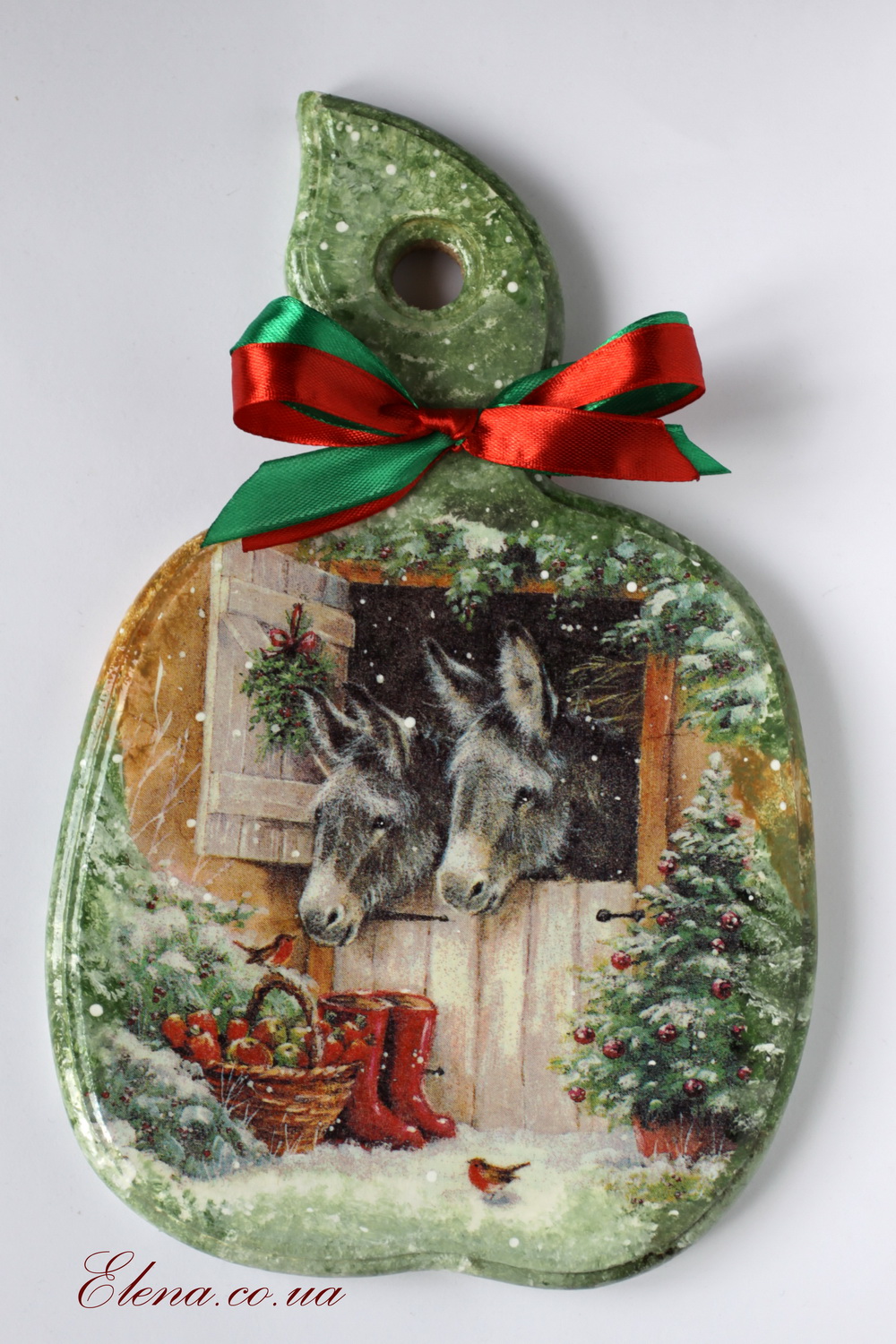 Ослики зимой