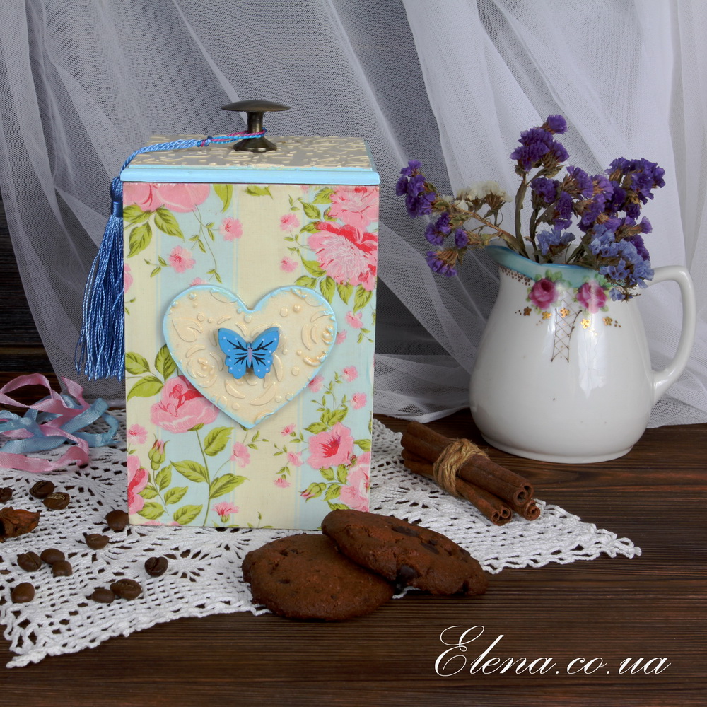 Короб Розовый сад