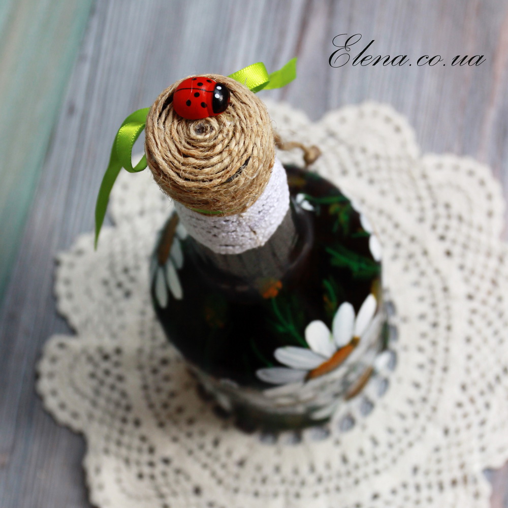 Пляшка - ромашка