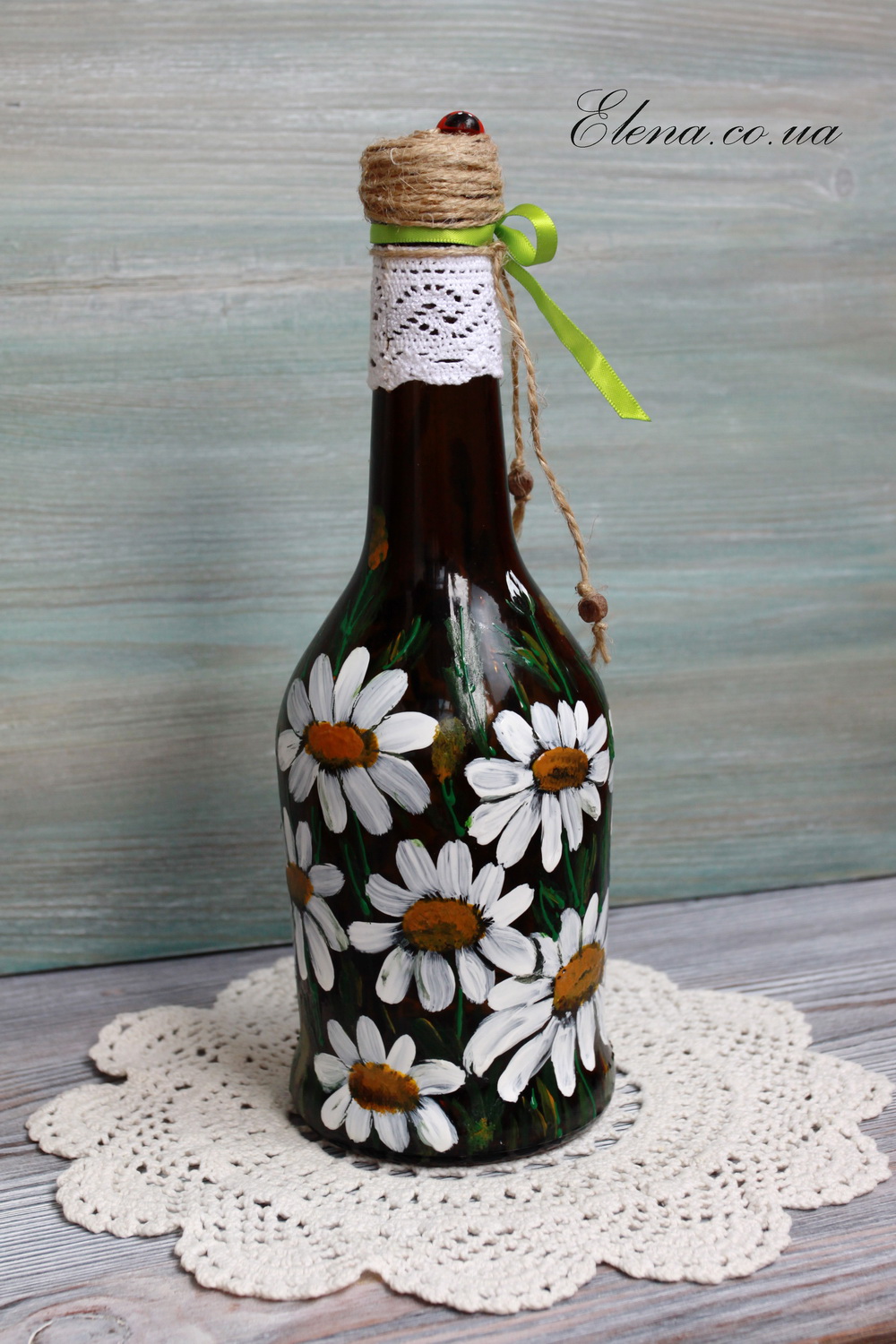 Пляшка - ромашка