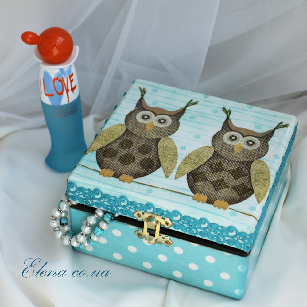 Шкатулка Совушки Шкатулка Совушки