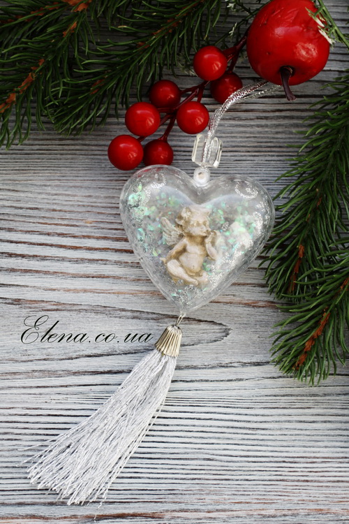 Підвіска-серце "Крижаний янгол"