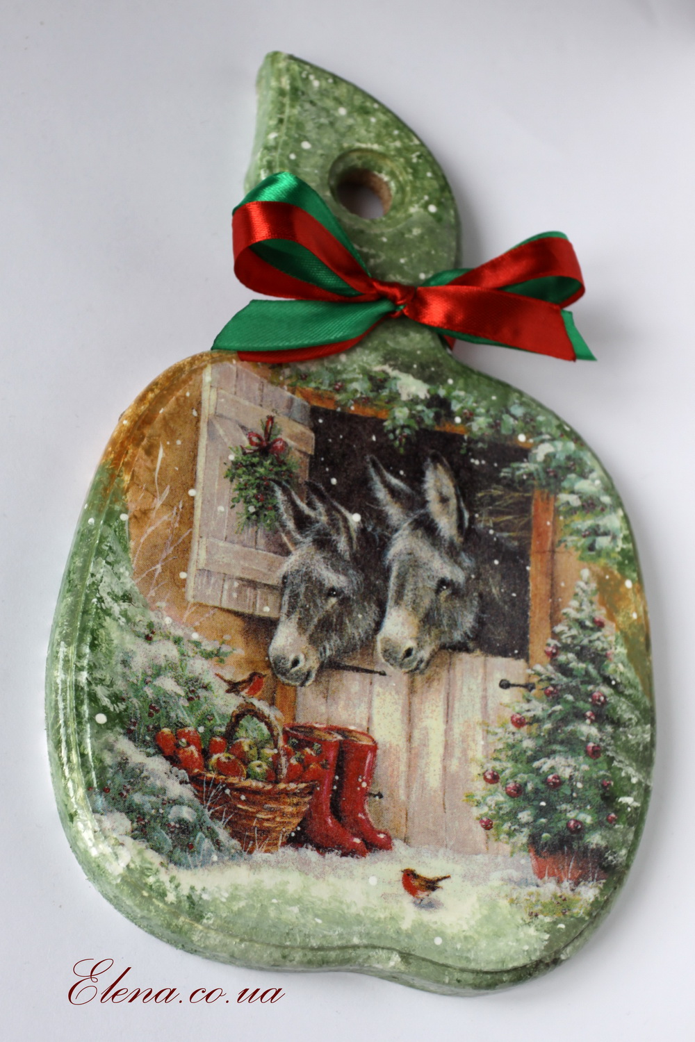 Ослики зимой